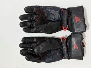 Guantes Moto Invierno Cuero Negro