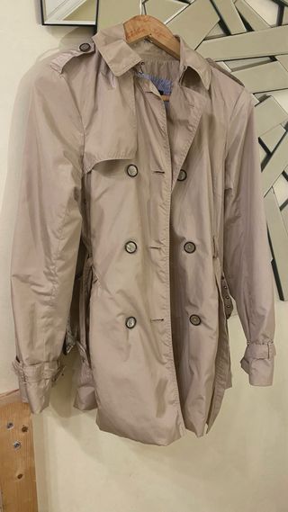 Gabardina Zara Beige Talla S