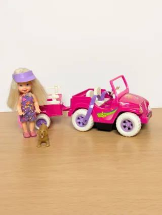 Muñeca Shelly con Jeep 