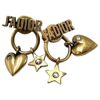 Pendientes Dior J'Adior Corazón y Estrella Dorados
