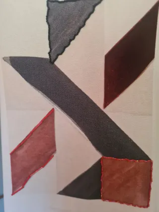 Camiseta M geométrica