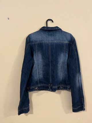 Chaqueta Vaquera Mujer Azul Oscuro