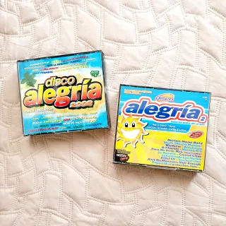 8 CD Disco Alegría 2000 y Alegría 2002