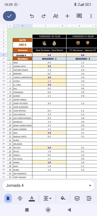 App Calendario Fútbol