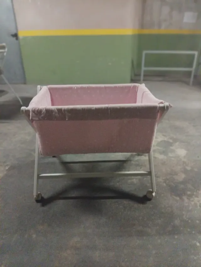 Moisés rosa para bebé