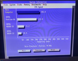 CPU Intel Pentium 100