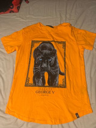 Camiseta Avenue George V Paris Naranja brillantes 