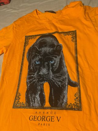 Camiseta Avenue George V Paris Naranja brillantes 