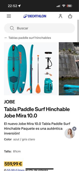 Paddle Surf Jobe Mira 10.0