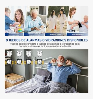Reloj Hearkent con 8 alarmas