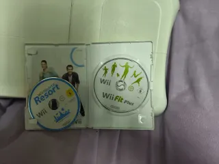 Wii Balance Board + Wii Fit Plus + Wii sports 
