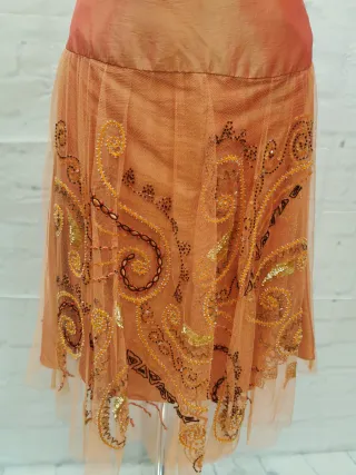 LIQUIDACION! Conjunto nuevo tafetan talla 42