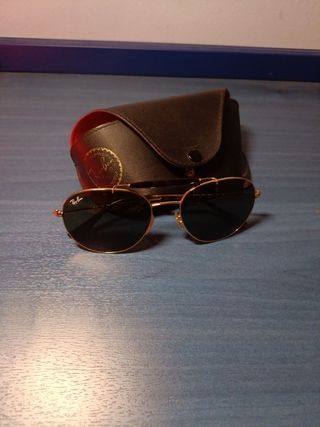 Gafas de Sol Ray-Ban Dorado y Negro