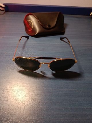 Gafas de Sol Ray-Ban Dorado y Negro