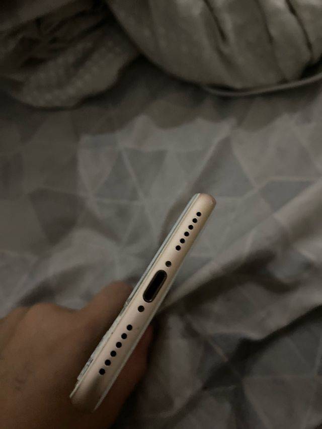 iPhone 7 Pink Touch não funciona
Mas acende