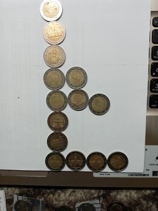14 monedas conmemorativas Alemania.