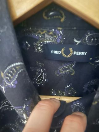 Camisa Fred Perry Paisley Talla M