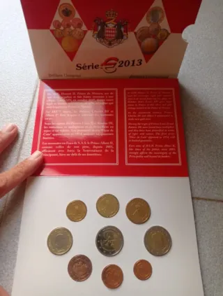 Cartera Mónaco 2013 8 valores Euro
