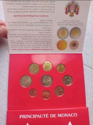 Cartera Mónaco 2013 8 valores Euro