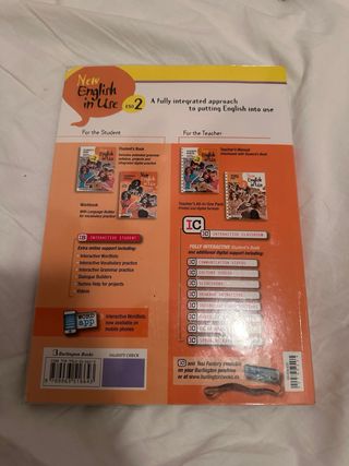Libros inglés Student’s book y Wrokbook ESO 2