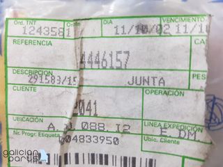 Junta eje mariposa admisión Fiat Croma CHT (1990-1