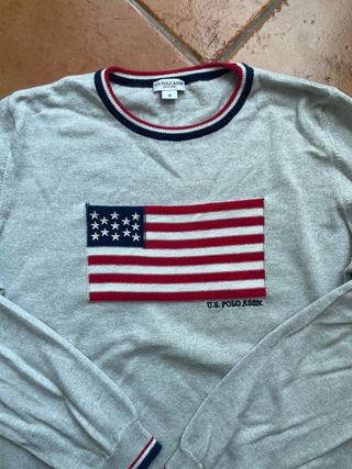 Maglione U.S. Polo Assn. bandiera USA