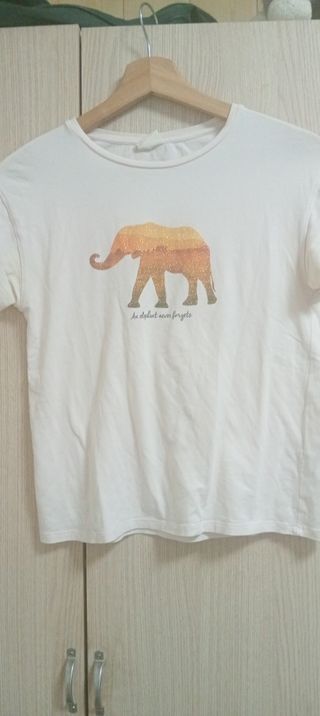 Camiseta Zara elefante