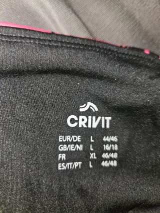 Mallas técnicas Crivit rosas talla L