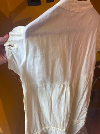 Camisa Stradivarius Algodón Amarilla Talla M