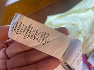 Camisa Stradivarius Algodón Amarilla Talla M