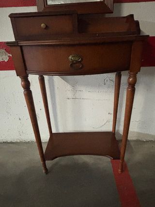 Entradita de madera con espejo y cajón NEGOCIABLE