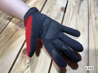 GUANTES T-XXS DE MOTO GARIBALDI ROJOS 