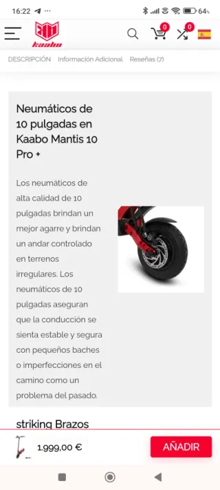 Patinete Eléctrico 2000W - 54km