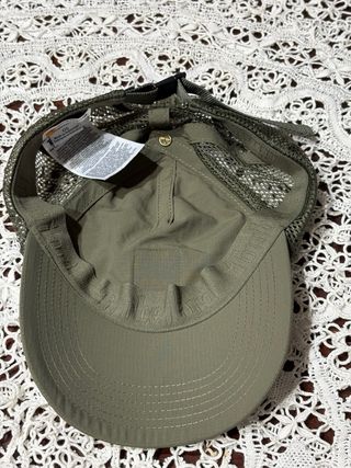 Cappellino verde Timberland con rete