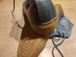 Converse All Star Piel Azul