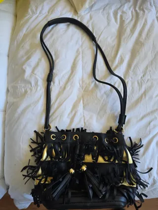Bolso Pedro del Hierro Negro y Dorado