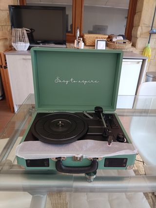 Tocadiscos Vintage Menta