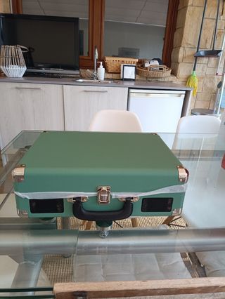 Tocadiscos Vintage Menta