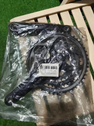 Bielas,cadena,cambio y frenos FSA bici de 3 platos