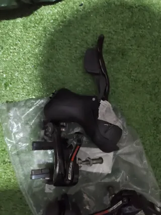 Bielas,cadena,cambio y frenos FSA bici de 3 platos