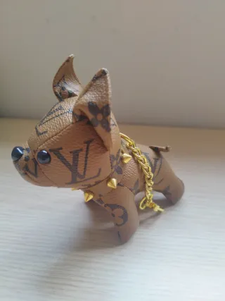 Llavero Perro Estilo Louis Vuitton