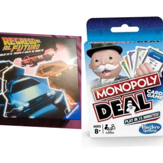 Lote Juegos Mesa Regreso al Futuro + Monopoly Nuev