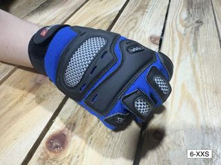 GUANTES T-XXS DE MOTO GARIBALDI AZULES 