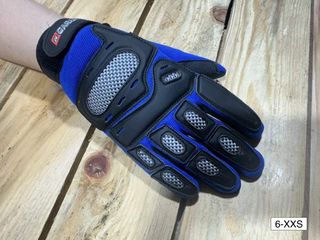 GUANTES T-XXS DE MOTO GARIBALDI AZULES 