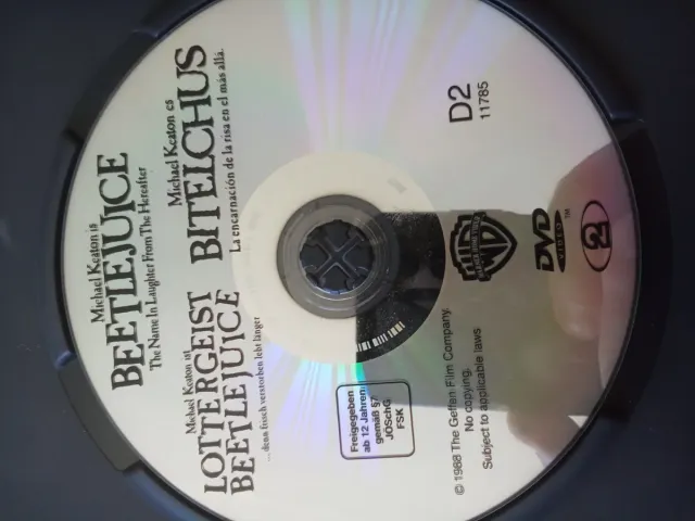 TIM BURTON BITELCHUS DVD PELÍCULA