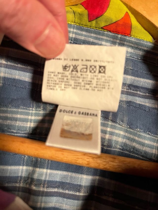 Camisa Dolce&Gabbana Multicolor Patchwork