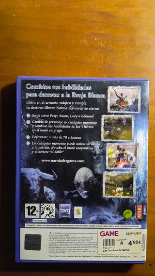 Las Cronicas de NARNIA PS2/Playstation2