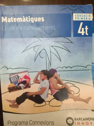  Matemàtiques llibre coneixements 4T Edu primària 