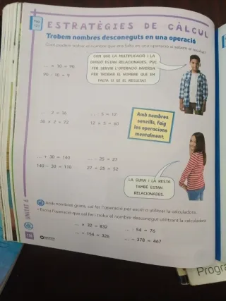  Matemàtiques llibre coneixements 4T Edu primària 