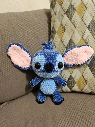 Peluche Stitch Amigurumi Azul